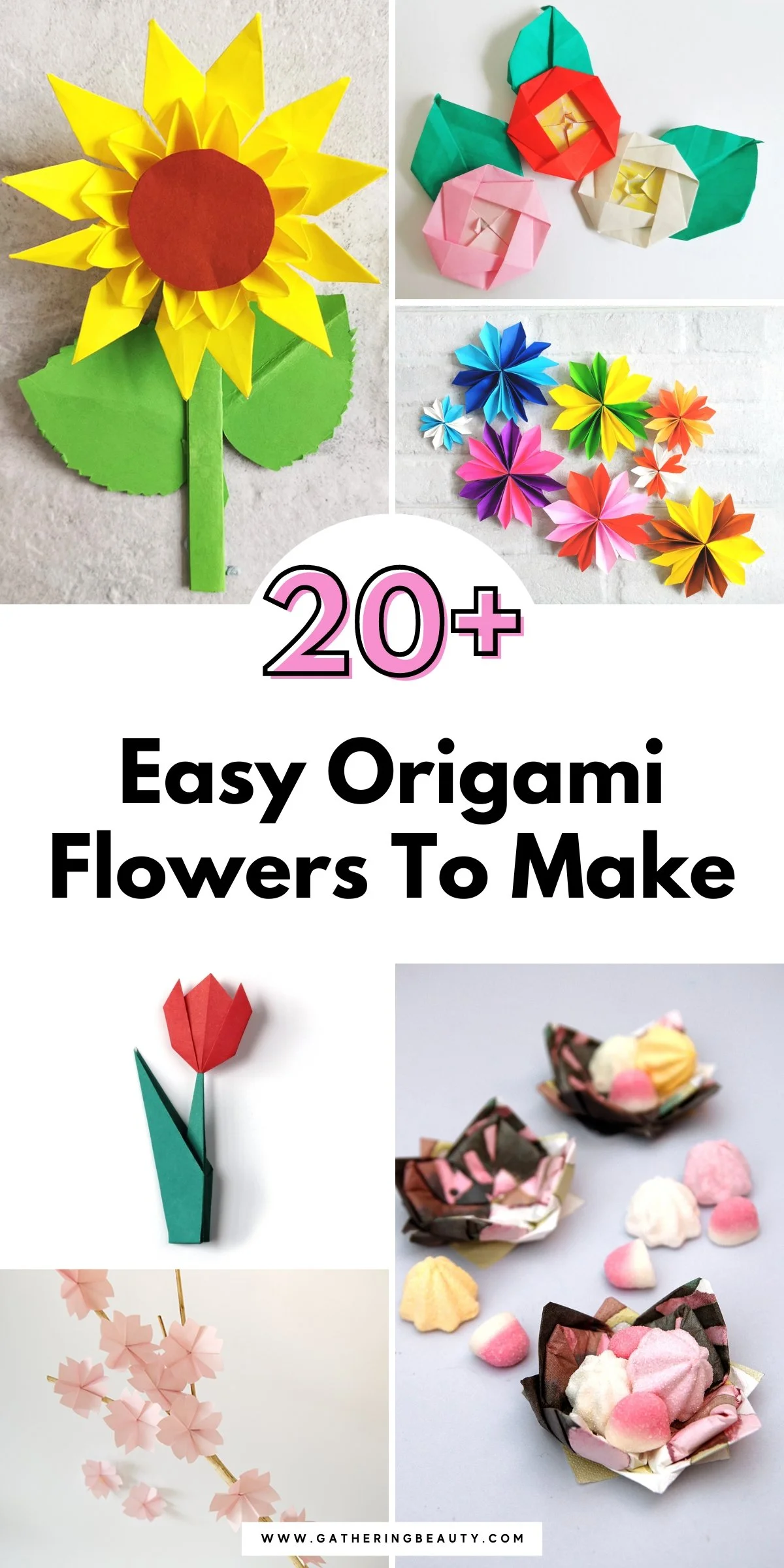Origami flower deals bouquet